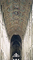 The nave of Ely Cathedral.