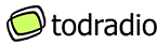 The logo for todradio.com