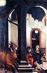 Hans Baldung Grien, Birth of Jesus. Alte Pinakothek, Munich