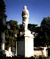 Tomb in the English Cemetery in Florence.