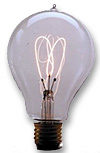 An 1893 light bulb