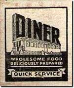 A simple American diner advert from the 1930s.