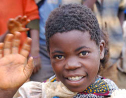 A child in Malawi
