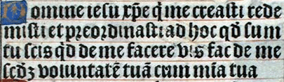 Illuminated manuscript with the prayer of King Henry VI