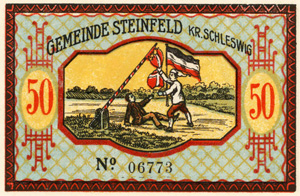 Steinfeld plebiscite notgeld