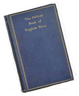 Picture of the cover of the Oxford Book of English Verse