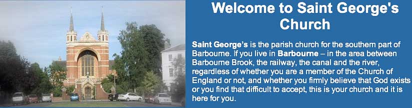 A welcome message on a parish website