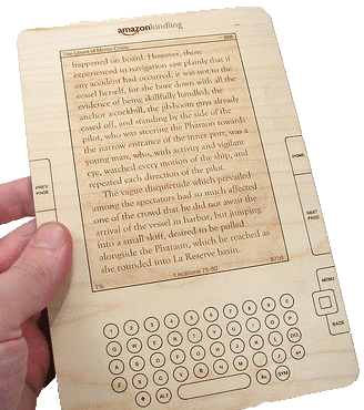 The Amazon Kindling, a low-tech e-Book