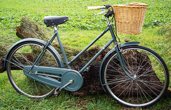 A Raleigh roadster bicycle