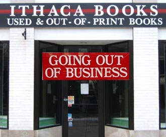 Ithaca Books Going out of Business