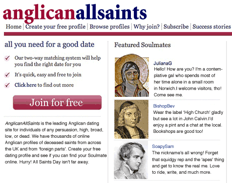 Anglican All Saints: matching the living and the dead