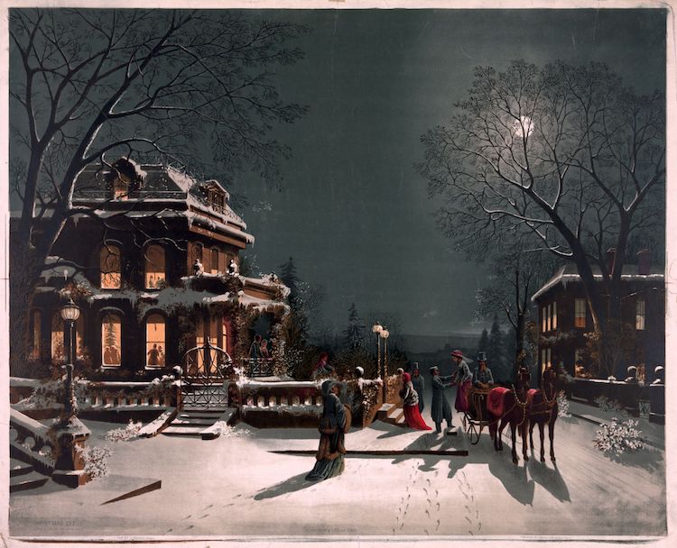 Christmas Eve (Postcard 1880)
